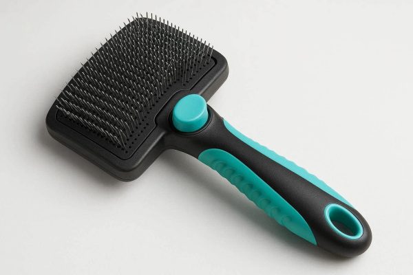 1 Self Cleaning Slicker Brush For Dogs And Cats To Remove Loose Undercoat And Tangled Fur Easily