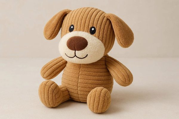 Soft Plush Squeaky Dog Toy With Internal Padding For Interactive Play And Gentle Cuddling Comfort