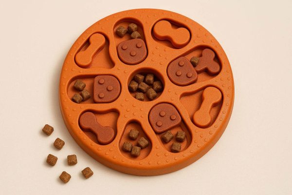 Treat Dispensing Rubber Puzzle Toy For Dogs To Improve Intelligence And Slow Down Fast Eating