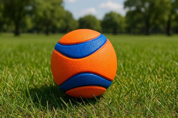 24 Bouncy Solid Rubber Fetch Ball For Dogs With High Visibility Colors For Outdoor Park Playtime