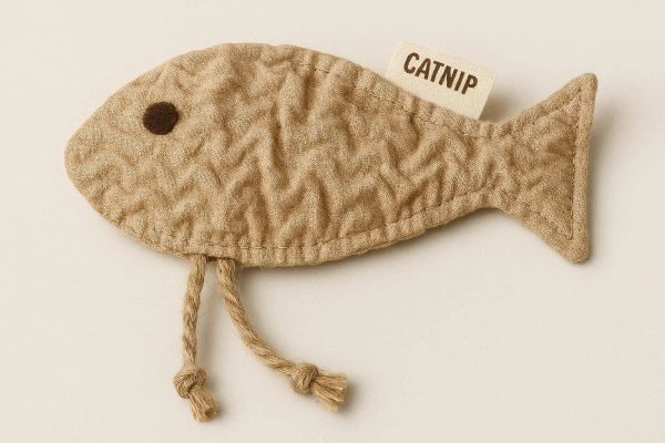25 Crinkle Fabric Indoor Cat Toy With Catnip Filling For Mental Stimulation And Natural Hunting Play