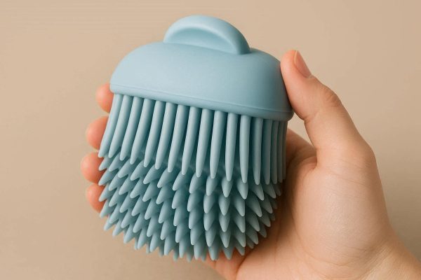 3 Soft Silicone Pet Bath Brush For Gentle Massage And Deep Cleaning During Shampooing Sessions